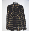 OEM New Fashion Baumwolle Herren Plaid Flanell Shirt